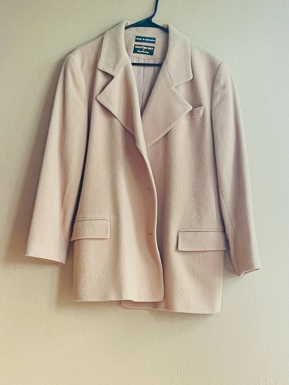 Vintage Giorgio
Sant' Angelo Collectible Gold Wool Blend Blazer